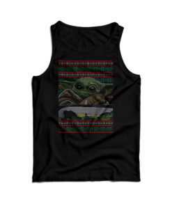 Cheap Custom Baby Yoda Ugly Tank Top