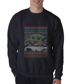 Cheap Custom Baby Yoda Ugly Sweatshirt