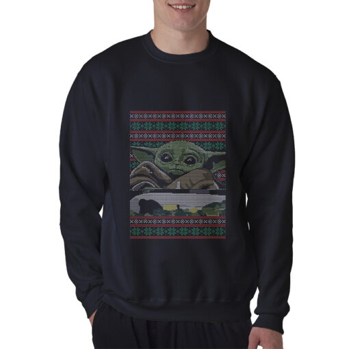 Cheap Custom Baby Yoda Ugly Sweatshirt