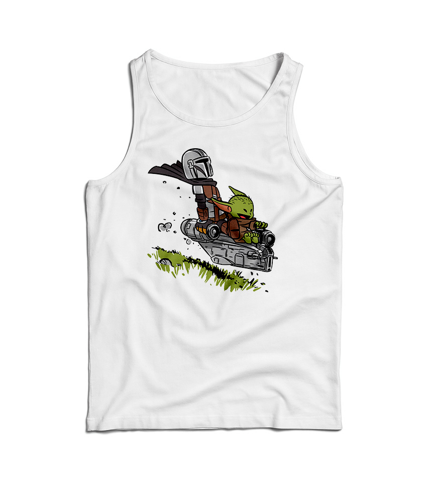 Baby Yoda And Mando Tank Top