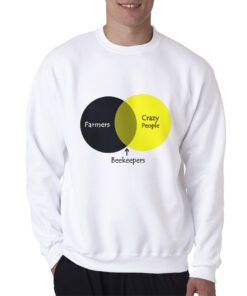 Beekeeping Venn Diagram Sweatshirt