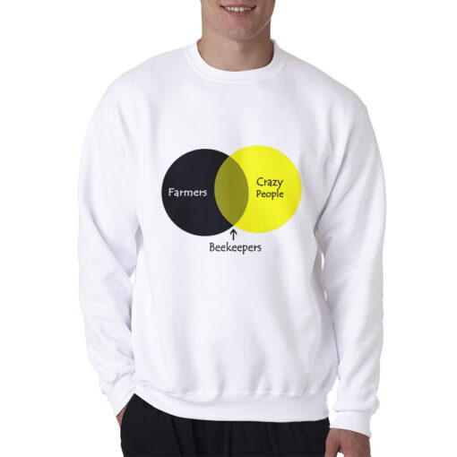 Beekeeping Venn Diagram Sweatshirt