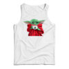 Christmas Baby Yoda Fitted Scoop Tank Top