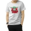 Christmas Baby Yoda Fitted Scoop T-Shirt