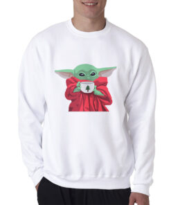 Christmas Baby Yoda Fitted Scoop Sweatshirt