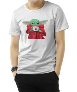 Christmas Baby Yoda Fitted Scoop T-Shirt