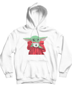 Christmas Baby Yoda Fitted Scoop Hoodie