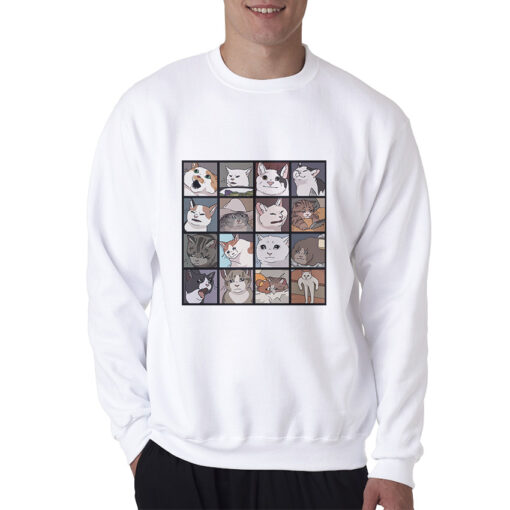 Compilation Crying Cat Meme Sweatshirt