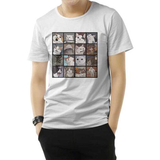 Compilation Crying Cat Meme T-Shirts
