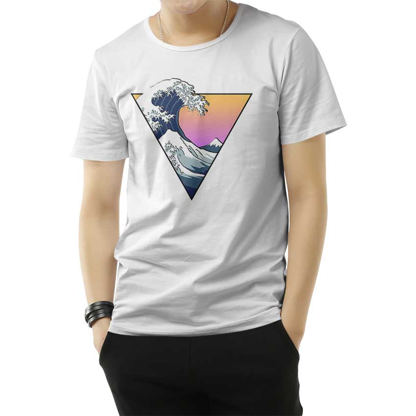Great Wave Aesthetic T-Shirt Cheap For Men's And Women's