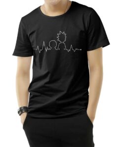 Heartbeat Rick and Morty T-Shirt