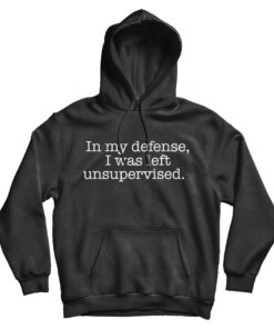 In My Defense I Was Left Unsupervised Hoodie