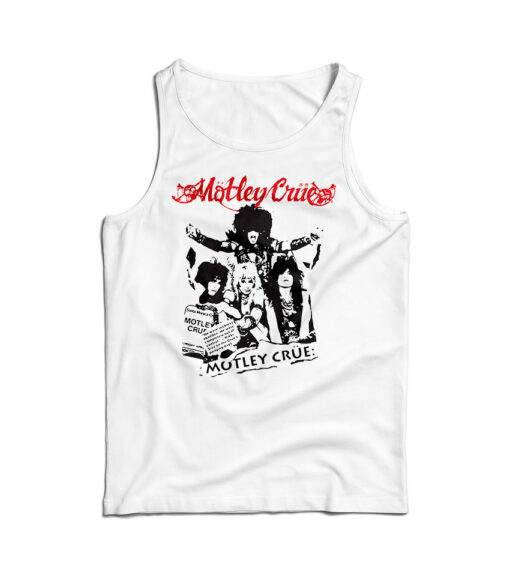 Motley Crue Merch Vintage Tank Top Cheap For Men's And Women's
