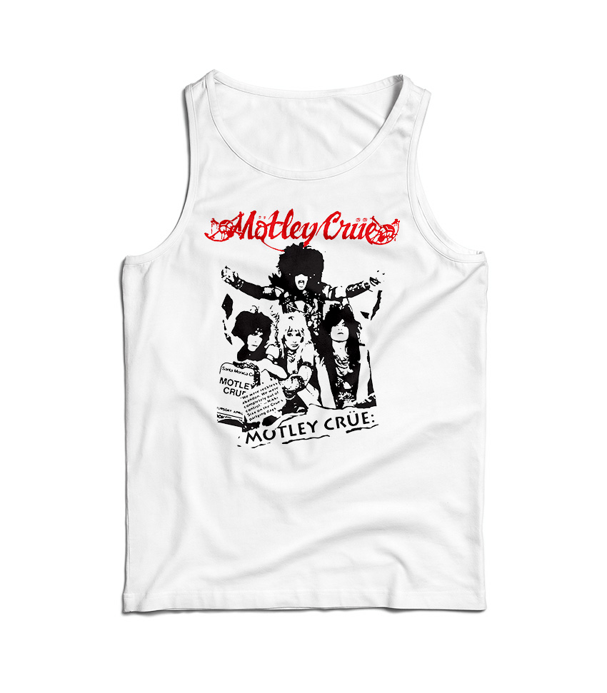 Motley Crue Merch Vintage Tank Top