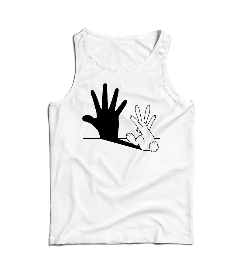 Rabbit Hand Shadow Tank Top