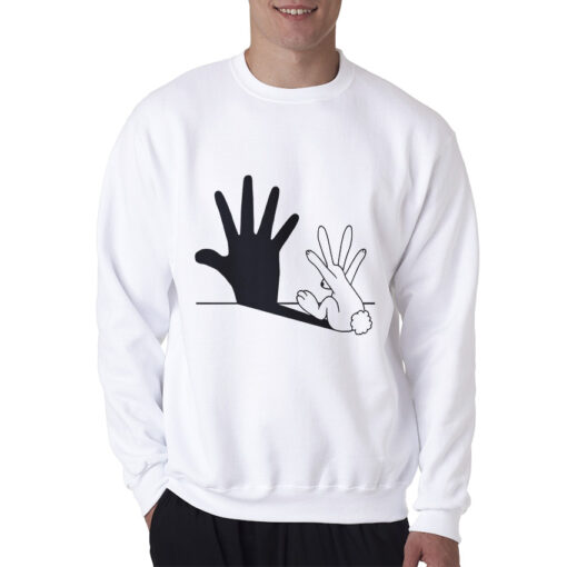 Rabbit Hand Shadow Sweatshirt