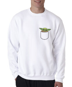 Star Wars Baby Yoda In Pocket Sweatshirt