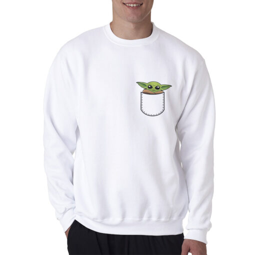 Star Wars Baby Yoda In Pocket Sweatshirt