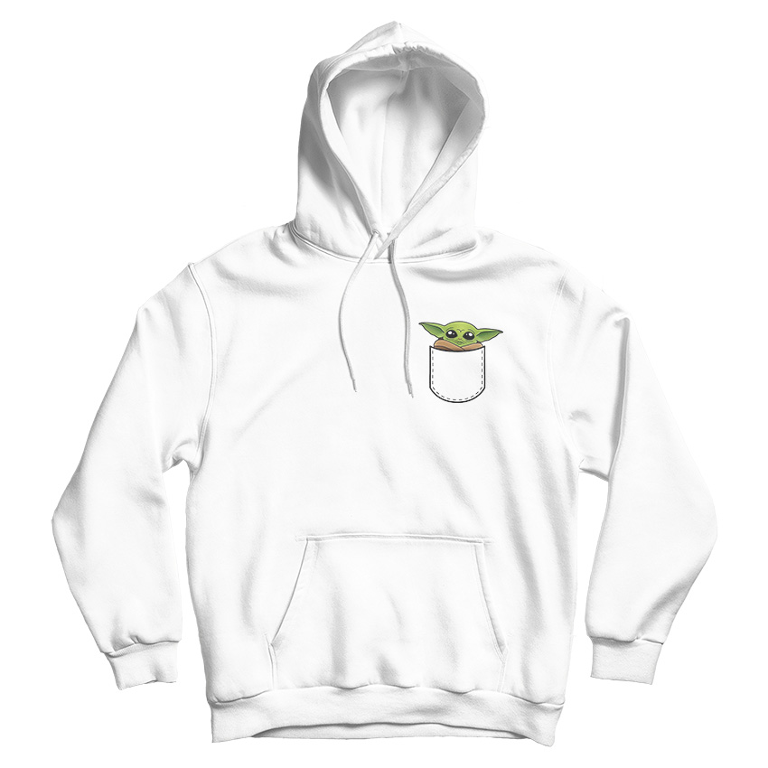Star Wars Baby Yoda In Pocket Hoodie