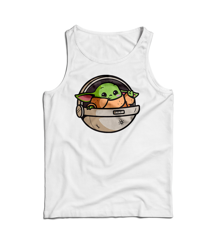 Star Wars Mandalorian Baby Yoda Tank Top For Men's And Women's