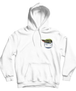 Pocket Baby Yoda Mandalorian Hoodie