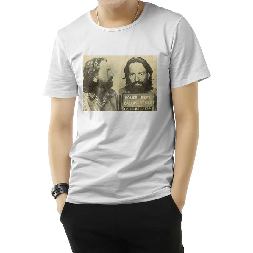 Willie Nelson Mugshot T-Shirt