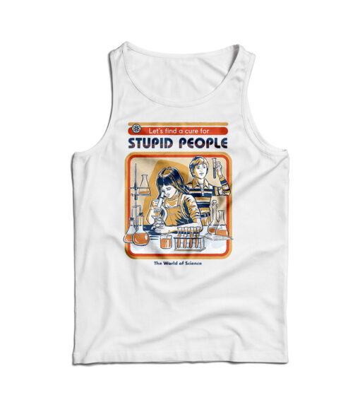 A Cure For Stupid People Long Tank Top