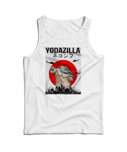 Baby Yoda Yodazilla Tank Top
