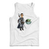 Boba Fett And Baby Yoda Star Wars Tank Top