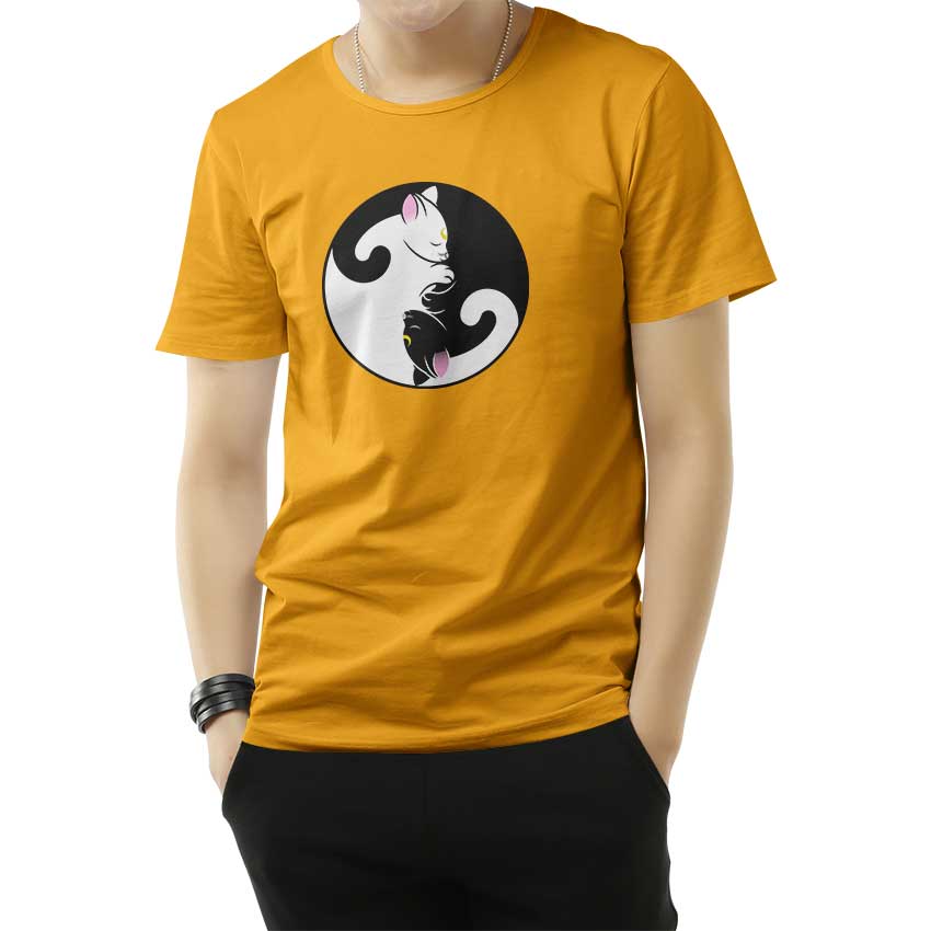 Luna and Artemis Inspired Yin Yang Sailor Cats T-Shirt