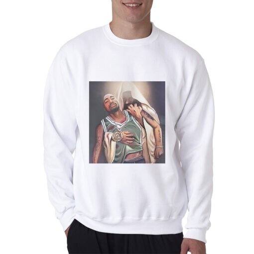 Tupac Shakur And Jesus Sweatshirt