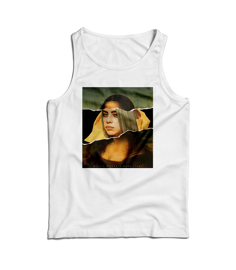 Billie Eilish X Monalisa Parody Tank Top