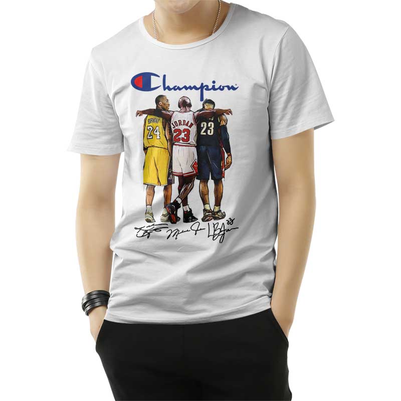 Kobe Bryant Michael Jordan Lebron James Graphic Shirt - High-Quality  Printed Brand