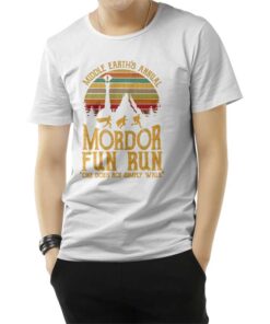 Middle Earth's Annual Mordor Fun Run One Does Not Simply Walk T-Shirt