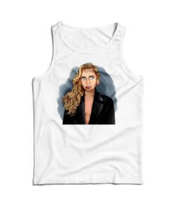 Miley Cyrus In Grammy Tank Top