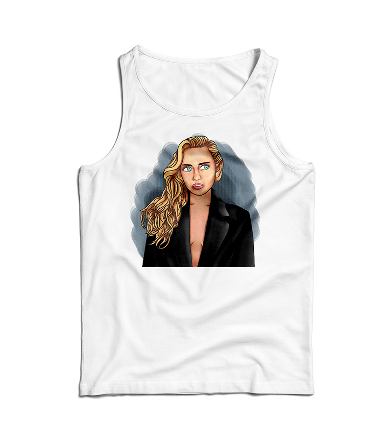 Miley Cyrus In Grammy Tank Top