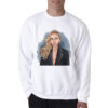 Miley Cyrus In Grammy Sweatshirt