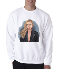 Miley Cyrus In Grammy Sweatshirt