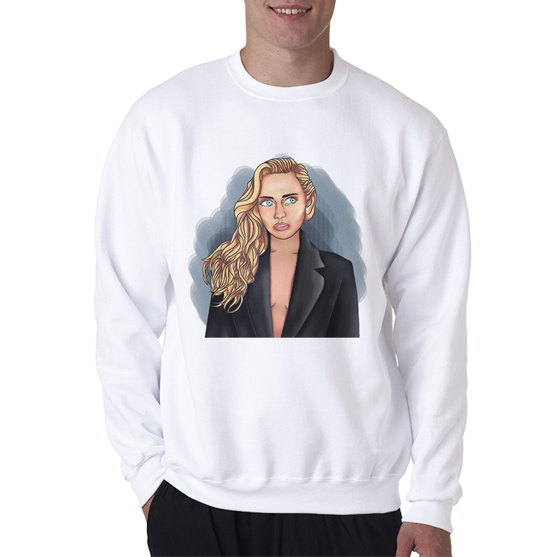 Miley Cyrus In Grammy Sweatshirt