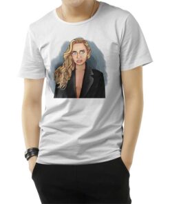 Miley Cyrus In Grammy T-Shirt
