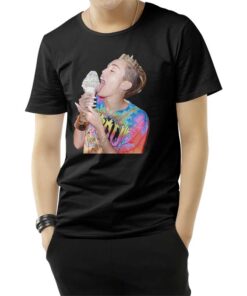 Miley Cyrus Licking Ice Cream T-Shirt