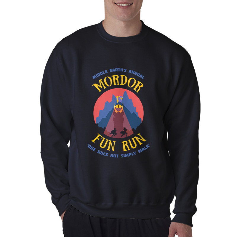 Mordor Fun Run One Does Not Simply Walk Sweatshirt