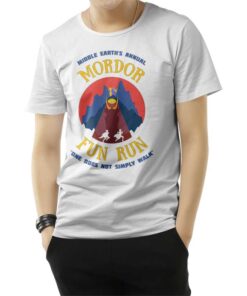Mordor Fun Run One Does Not Simply Walk T-Shirt