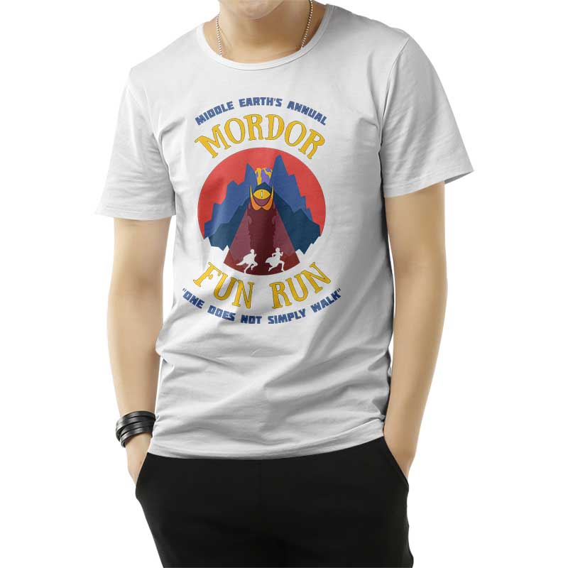 Mordor Fun Run One Does Not Simply Walk T-Shirt
