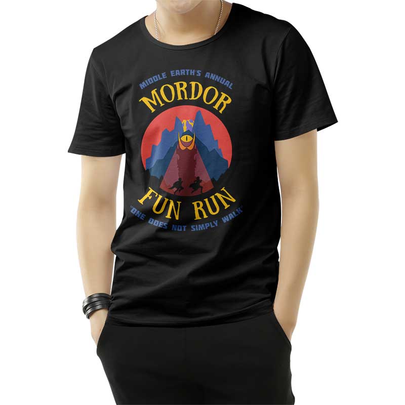 Mordor Fun Run One Does Not Simply Walk T-Shirt