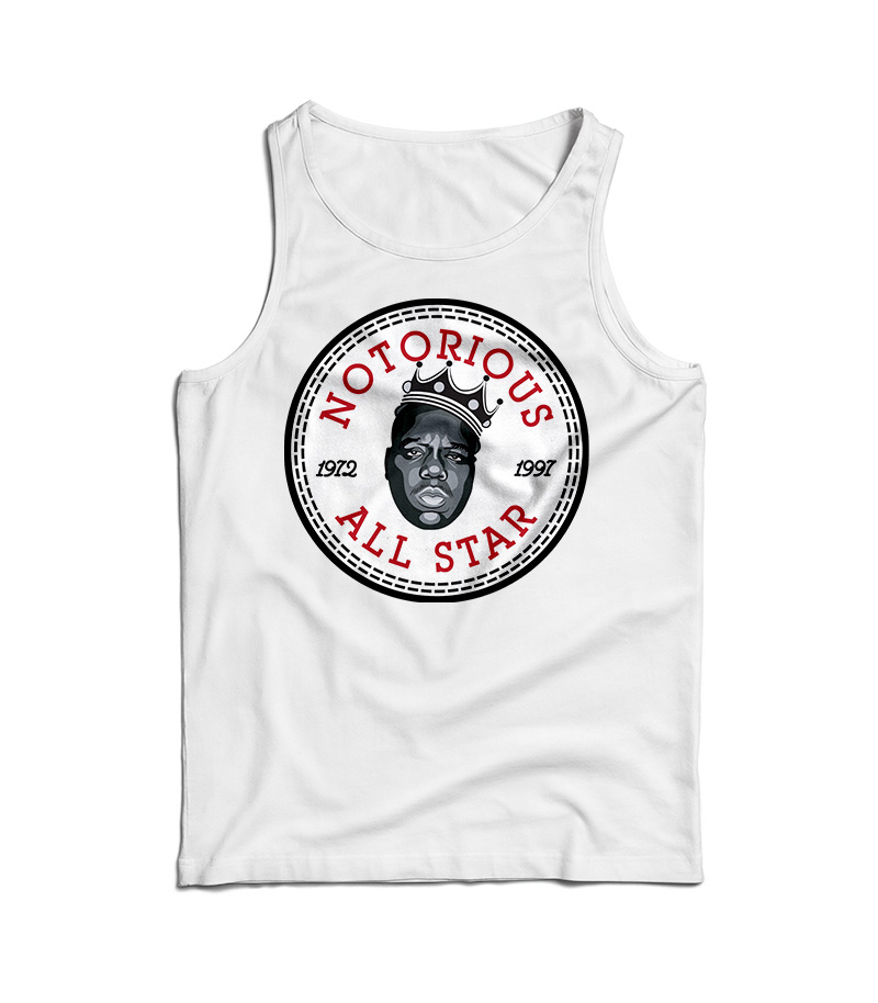 Notorious BIG All Star Converse Parody Logo Tank Top For UNISEX