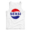 Sexsi Pepsi Logo Parody Tank Top