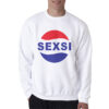 Sexsi Pepsi Logo Parody Sweatshirt