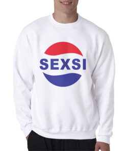 Sexsi Pepsi Logo Parody Sweatshirt