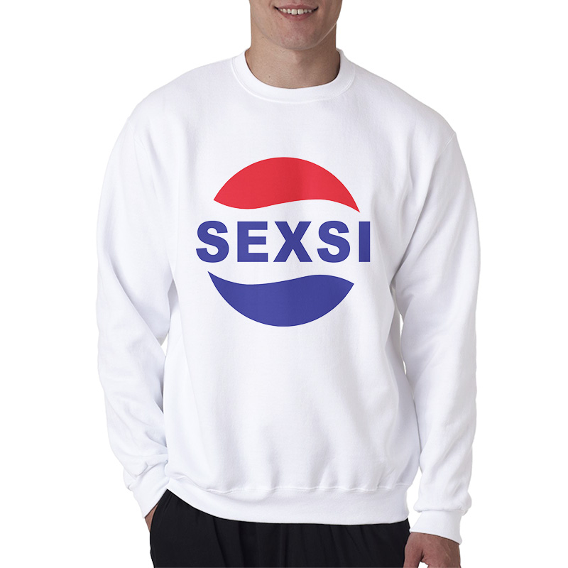 Sexsi Pepsi Logo Parody Sweatshirt
